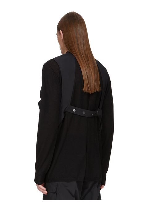 gilet cargo uomo nero RICK OWENS | RU01E5767 TE09